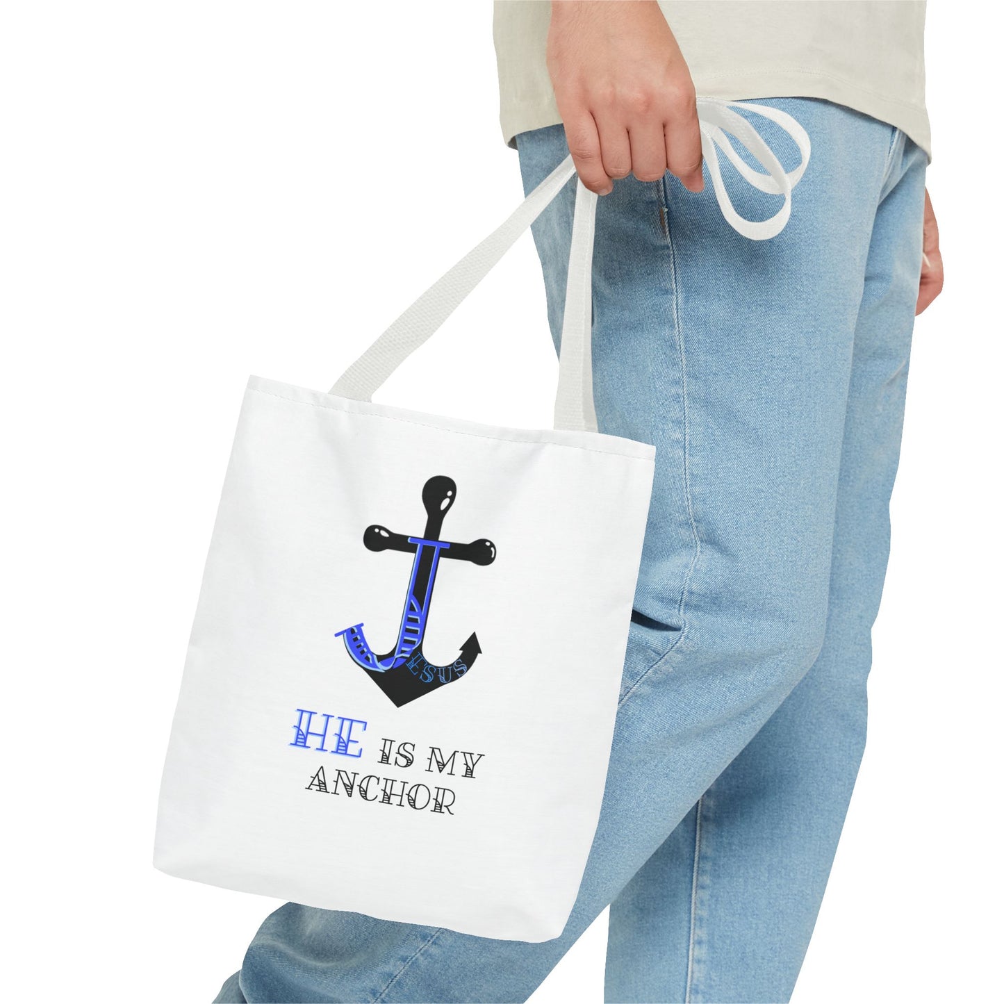 Jesus is my anchor, Tote Bag