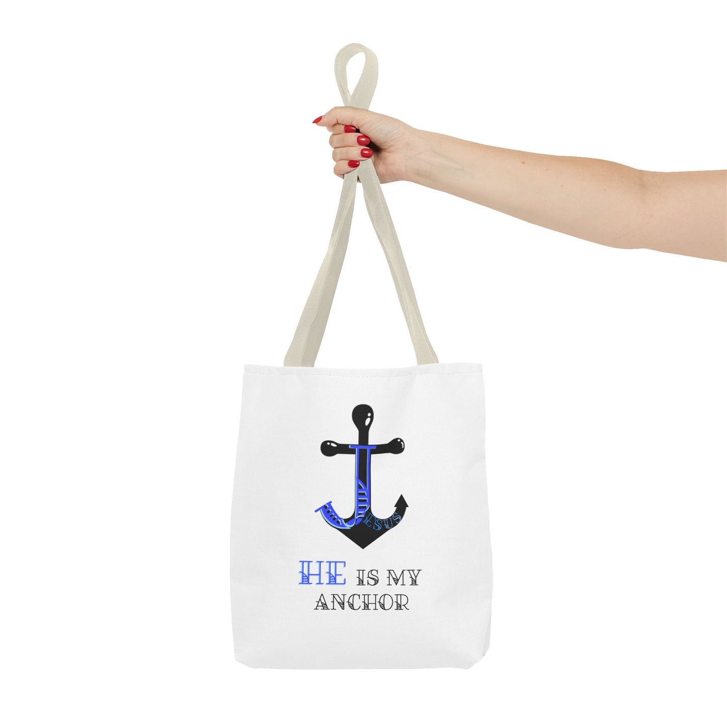 Jesus is my anchor, Tote Bag
