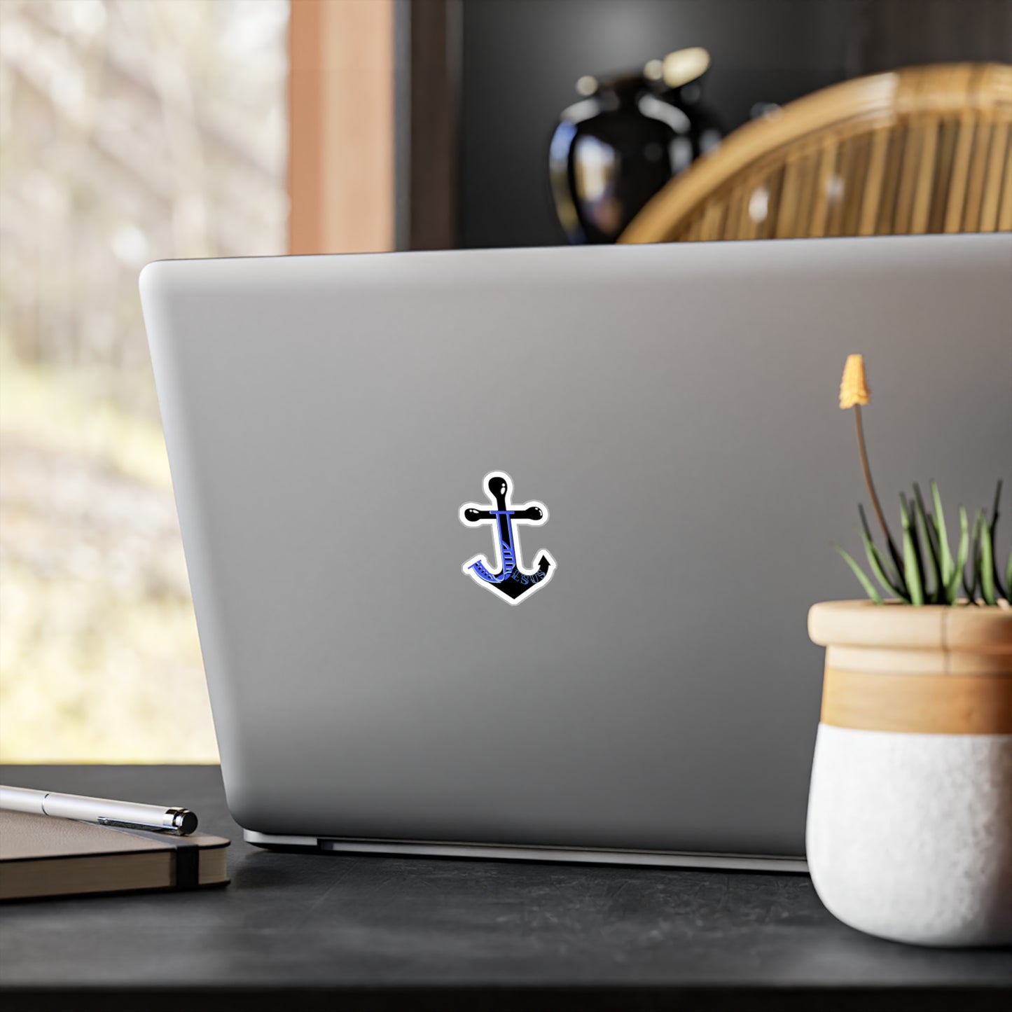 Jesus anchor, sticker