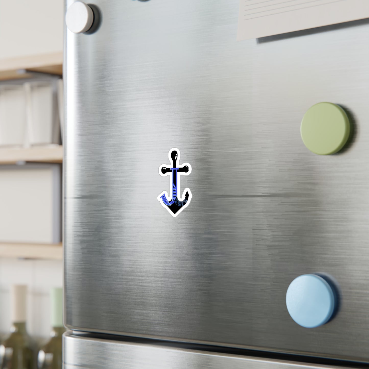 Jesus anchor, sticker