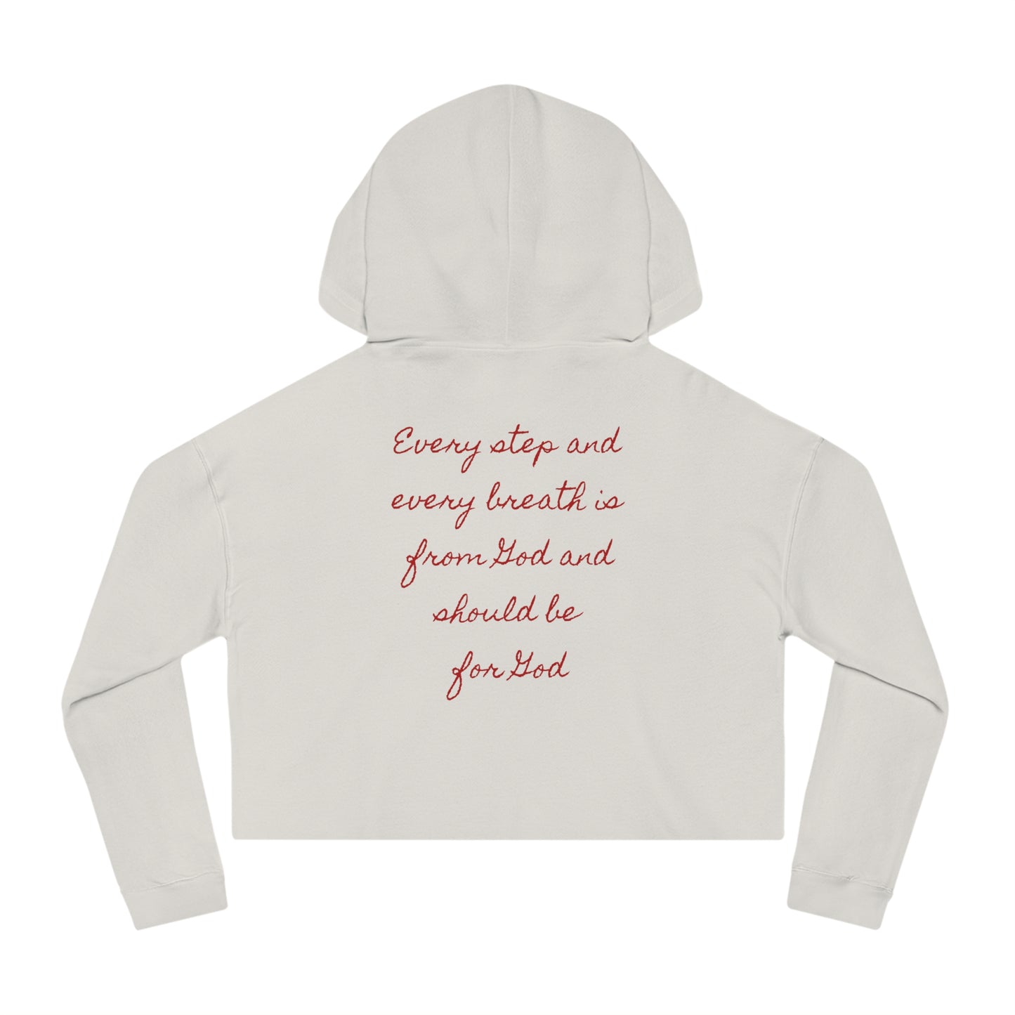 Every step, every breath lungs, Women’s Crop Sweatshirt