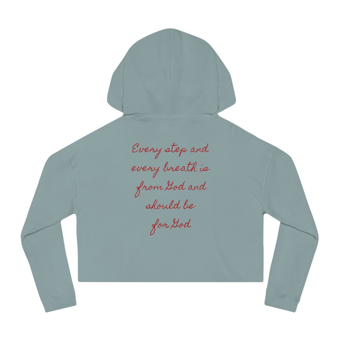 Every step, every breath lungs, Women’s Crop Sweatshirt