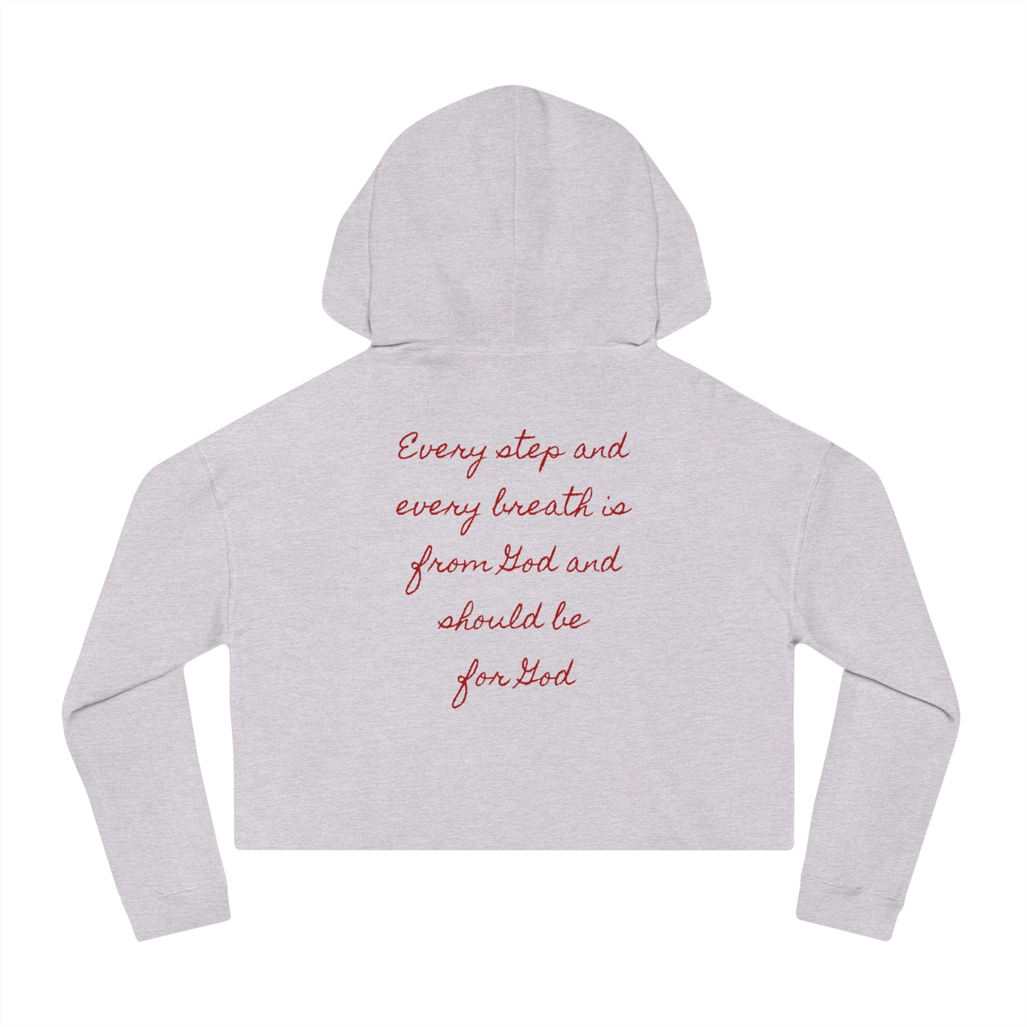 Every step, every breath lungs, Women’s Crop Sweatshirt