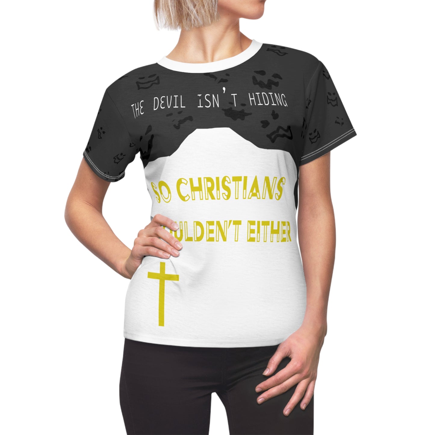 Christians shouldn't hide , full graphic T