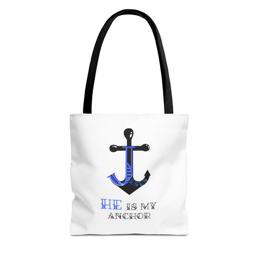 Jesus is my anchor, Tote Bag