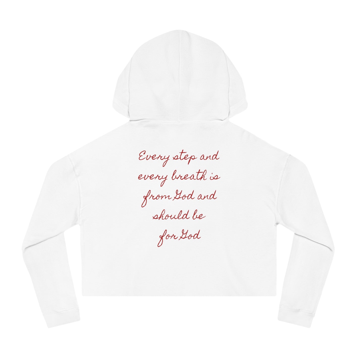 Every step, every breath lungs, Women’s Crop Sweatshirt